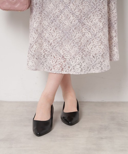 ESPERANZA(エスペランサ)の「好評につきカラー追加<歩きやすい、疲れにくい、痛くない>クッションフラットヒールパンプス(パンプス・レディース・ライトグリーン/ブラック系/こしょう色系1/ブラック/ベージュ/グレイッシュベージュ/ブラック系8/ピンクベージュ/ブラック系3/グレー系3/ベージュ系/ブラック系4/シルバー系2/ブルー系2/ゴールド系2/ブラック系5・21.5cm/22.0cm/22.5cm/23.0cm/23.5cm/24.0cm/24.5cm/25.0cm)」の5枚目の写真