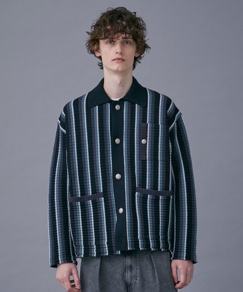 PUBLIC TOKYO（パブリックトウキョウ）の「マルチボーダーニット