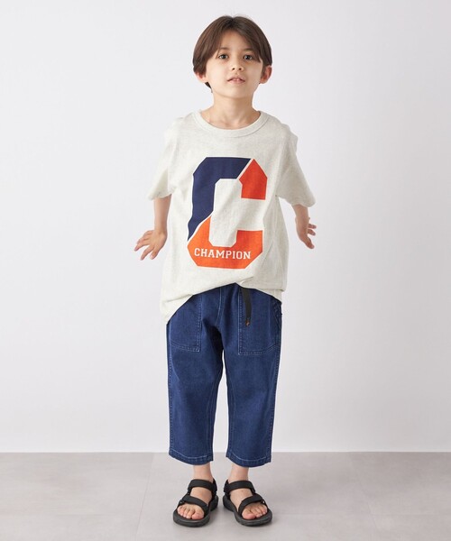 ROKX(ロックス)の「【SHIPS any別注】ROKX:〈ストレッチ〉デニム クライミング パンツ<KIDS>◇(デニムパンツ・キッズ・ブルー・M(125-135㎝)/S(110-120㎝)/L(140-150㎝))」の4枚目の写真