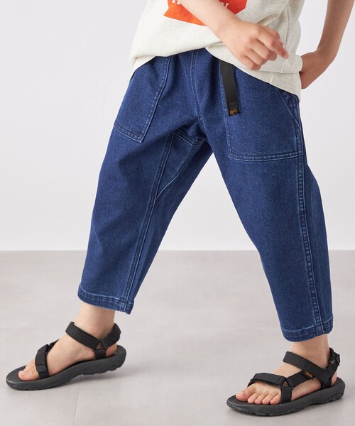 ROKX(ロックス)の「【SHIPS any別注】ROKX:〈ストレッチ〉デニム クライミング パンツ<KIDS>◇(デニムパンツ・キッズ・ブルー・M(125-135㎝)/S(110-120㎝)/L(140-150㎝))」の7枚目の写真