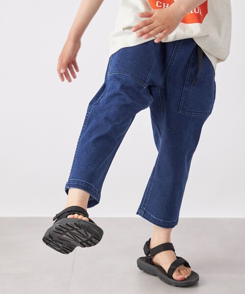 ROKX(ロックス)の「【SHIPS any別注】ROKX:〈ストレッチ〉デニム クライミング パンツ<KIDS>◇(デニムパンツ・キッズ・ブルー・M(125-135㎝)/S(110-120㎝)/L(140-150㎝))」の8枚目の写真