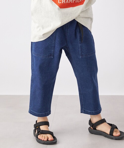 ROKX(ロックス)の「【SHIPS any別注】ROKX:〈ストレッチ〉デニム クライミング パンツ<KIDS>◇(デニムパンツ・キッズ・ブルー・M(125-135㎝)/S(110-120㎝)/L(140-150㎝))」の9枚目の写真