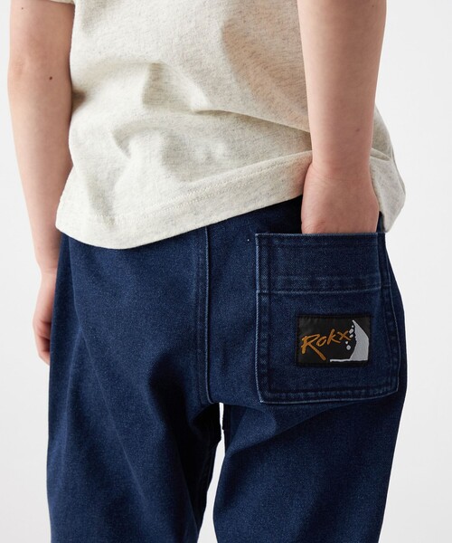ROKX(ロックス)の「【SHIPS any別注】ROKX:〈ストレッチ〉デニム クライミング パンツ<KIDS>◇(デニムパンツ・キッズ・ブルー・M(125-135㎝)/S(110-120㎝)/L(140-150㎝))」の10枚目の写真