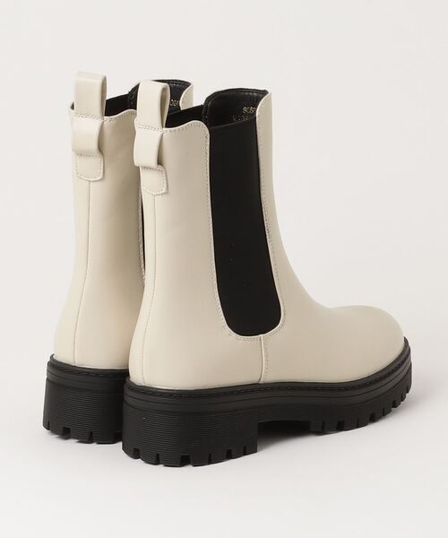 LibertyDoll（リバティードール）の「軽量厚底 トラックソールサイドゴアブーツ（ブーツ・レディース・ブラック/ダークブラウン/アイボリー・36/42/37/41/38/40/39）」の8枚目の写真