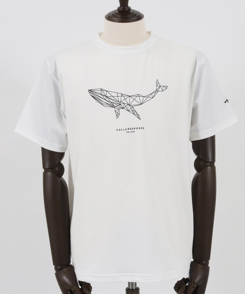 CALL&RESPONSE（コールアンドレスポンス）の「mt8222-プリント半袖TEE-クジラ（Tシャツ/カットソー・メンズ・ブラック/ホワイト・1/5/4/2）」の10枚目の写真
