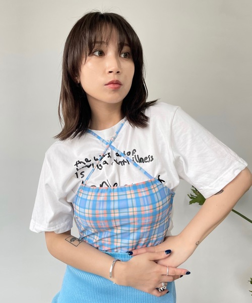 SANSeLF（サンセルフ）の「チェックスイムウェア【SANSeLF】 sanws23s002（水着・レディース・ブルー・FREE）」の10枚目の写真