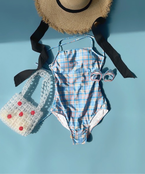 SANSeLF（サンセルフ）の「チェックスイムウェア【SANSeLF】 sanws23s002（水着・レディース・ブルー・FREE）」の16枚目の写真