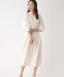 OPAQUE.CLIP | フィット&フレア シャツワンピース(ワンピース)