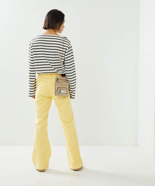 FREAK'S STORE(フリークスストア)の「TOWN CRAFT × FREAK'S STORE/タウンクラフト 別注 ボートネックロンT(Tシャツ/カットソー・レディース・ブラック/レッド/オフホワイト/グレー/ブルー・フリ-)」の13枚目の写真