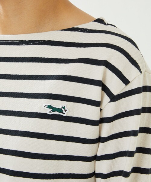 FREAK'S STORE(フリークスストア)の「TOWN CRAFT × FREAK'S STORE/タウンクラフト 別注 ボートネックロンT(Tシャツ/カットソー・レディース・ブラック/レッド/オフホワイト/グレー/ブルー・フリ-)」の19枚目の写真