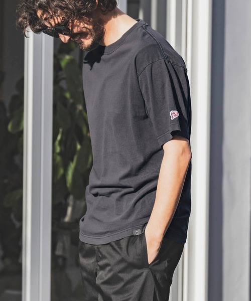 1minute 1second(ワンミニットワンセカンド)の「mt8299-aging cut&sewn with heart カットソー(Tシャツ/カットソー・メンズ・ブルー系その他/ホワイト系その他/ピンク系その他/ブラック系その他・M/L/XL/S)」の3枚目の写真