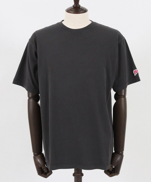1minute 1second(ワンミニットワンセカンド)の「mt8299-aging cut&sewn with heart カットソー(Tシャツ/カットソー・メンズ・ブルー系その他/ホワイト系その他/ピンク系その他/ブラック系その他・M/L/XL/S)」の21枚目の写真