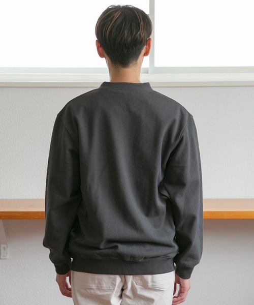 URBAN RESEARCH DOORS（アーバンリサーチドアーズ）の「裏毛スナップカーディガン（カーディガン/ボレロ・メンズ・チャコールグレー/グレー/オリーブ・MEDIUM/LARGE）」の13枚目の写真