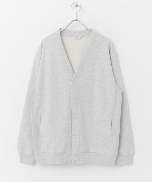 URBAN RESEARCH DOORS（アーバンリサーチドアーズ）の「裏毛スナップカーディガン（カーディガン/ボレロ・メンズ・チャコールグレー/グレー/オリーブ・MEDIUM/LARGE）」の16枚目の写真