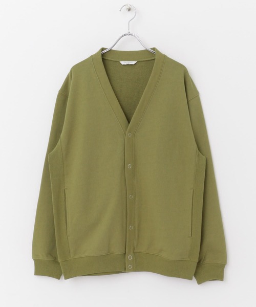 URBAN RESEARCH DOORS（アーバンリサーチドアーズ）の「裏毛スナップカーディガン（カーディガン/ボレロ・メンズ・チャコールグレー/グレー/オリーブ・MEDIUM/LARGE）」の18枚目の写真