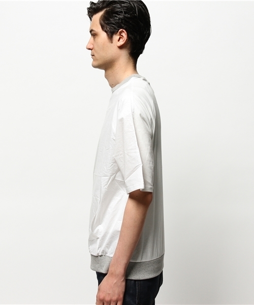 WHO'S WHO gallery（フーズフーギャラリー）の「【GIGGER】布帛TEE（Tシャツ/カットソー・メンズ・ホワイト/ブラック・FREE）」の4枚目の写真