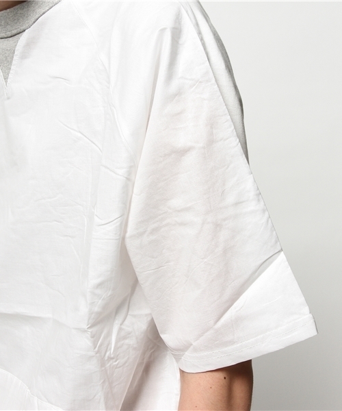 WHO'S WHO gallery（フーズフーギャラリー）の「【GIGGER】布帛TEE（Tシャツ/カットソー・メンズ・ホワイト/ブラック・FREE）」の7枚目の写真