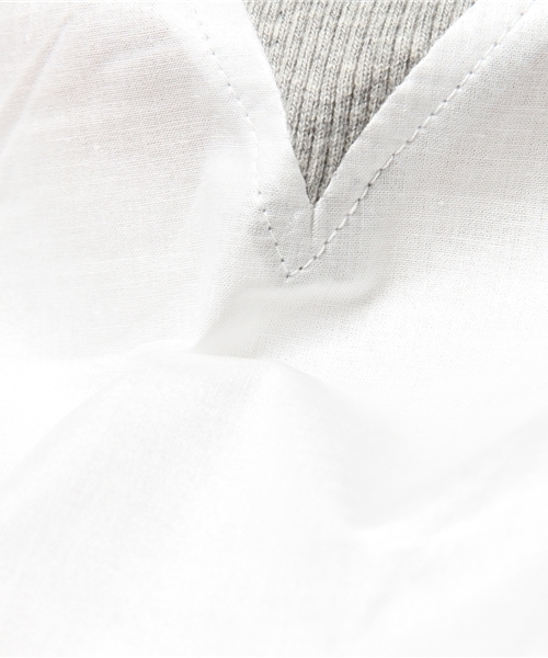 WHO'S WHO gallery（フーズフーギャラリー）の「【GIGGER】布帛TEE（Tシャツ/カットソー・メンズ・ホワイト/ブラック・FREE）」の10枚目の写真