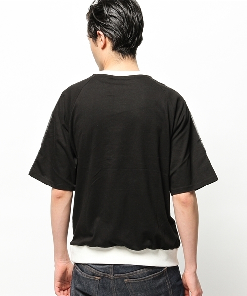 WHO'S WHO gallery（フーズフーギャラリー）の「【GIGGER】布帛TEE（Tシャツ/カットソー・メンズ・ホワイト/ブラック・FREE）」の11枚目の写真