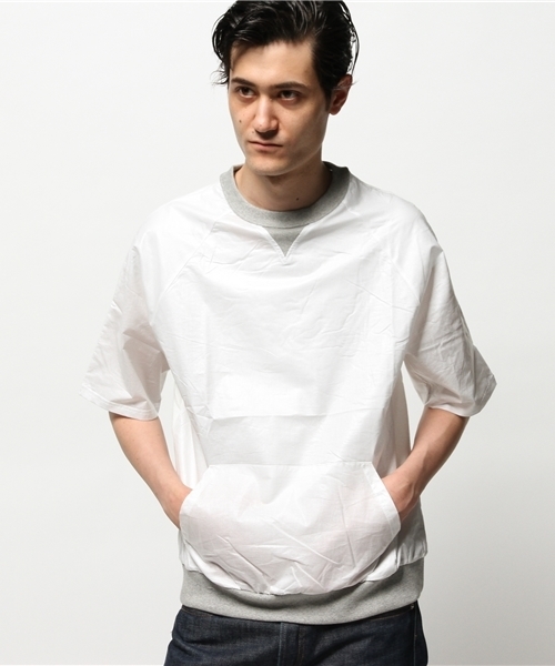 WHO'S WHO gallery（フーズフーギャラリー）の「【GIGGER】布帛TEE（Tシャツ/カットソー・メンズ・ホワイト/ブラック・FREE）」の12枚目の写真