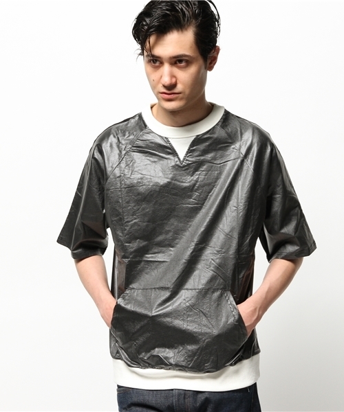 WHO'S WHO gallery（フーズフーギャラリー）の「【GIGGER】布帛TEE（Tシャツ/カットソー・メンズ・ホワイト/ブラック・FREE）」の13枚目の写真