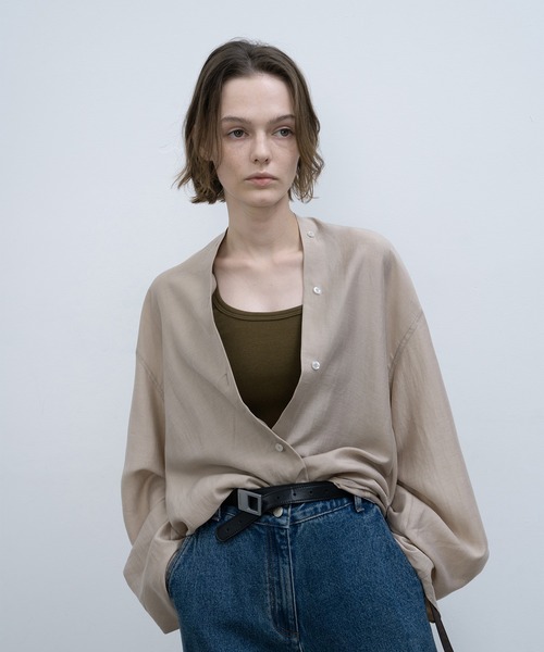 EKCOOKIES（イーケークッキーズ）の「【 EKCOOKIES 】バックアメリカンスリーブベーシックシンプルリブキャミソール（キャミソール・レディース・ブラウン/ホワイト/ブラック・M/S）」の22枚目の写真