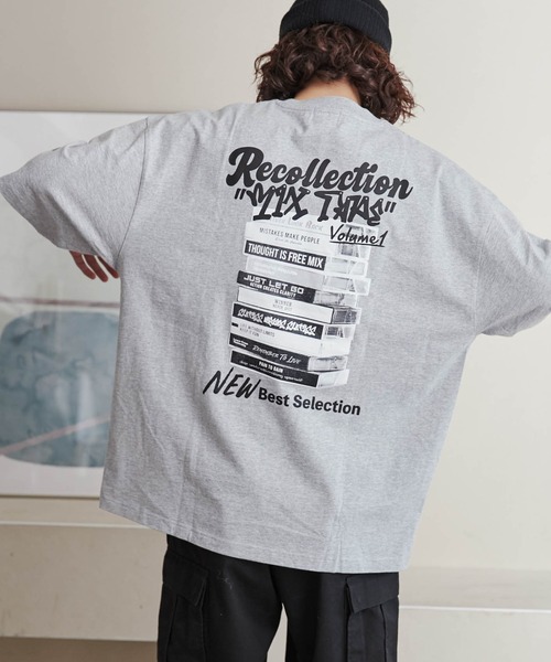 WEGO（ウィゴー）の「WEGO/ヘビーウエイトフォトコラージュT（Tシャツ/カットソー・メンズ・ベージュ/グレー/ブラック/杢グレー/ホワイト/スミクロ/その他1/その他2・LARGE/MEDIUM）」の6枚目の写真