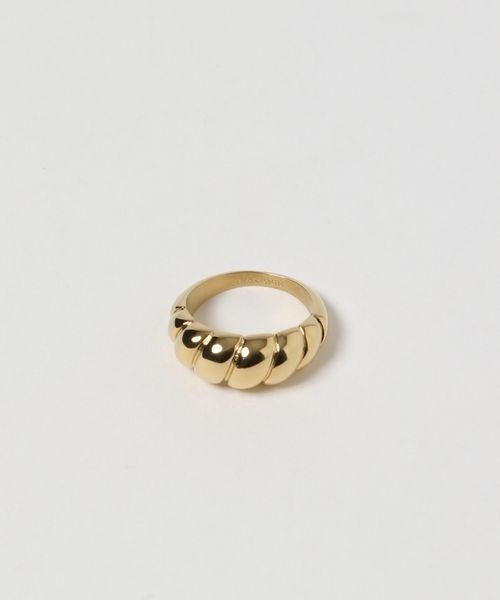 JEANASIS（ジーナシス）の「【ステンレス】ツイストボリュームリング/185685（リング・レディース・シルバー/ゴールド・MEDIUM/LARGE）」の6枚目の写真
