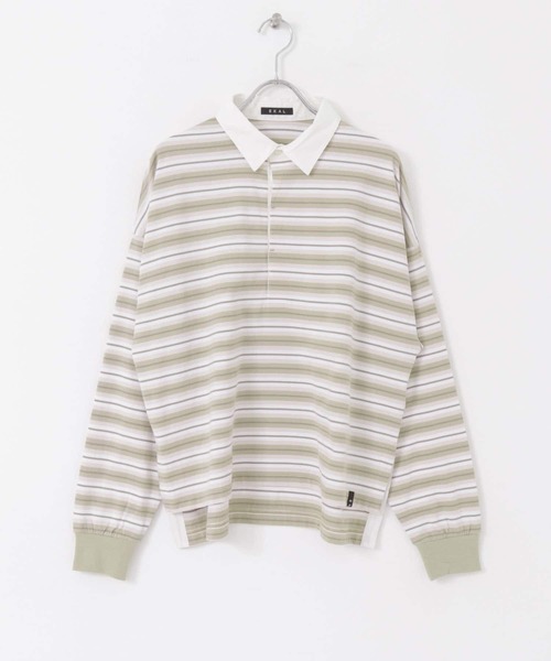 EKAL（エカル）の「ネイチャーボーダープルオーバー（Tシャツ/カットソー・レディース・ホワイト系その他/グリーン系その他・ONE）」の15枚目の写真