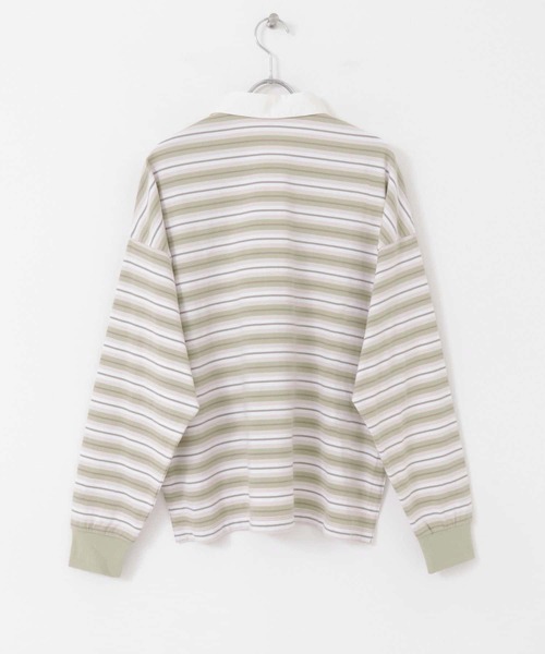 EKAL（エカル）の「ネイチャーボーダープルオーバー（Tシャツ/カットソー・レディース・ホワイト系その他/グリーン系その他・ONE）」の17枚目の写真