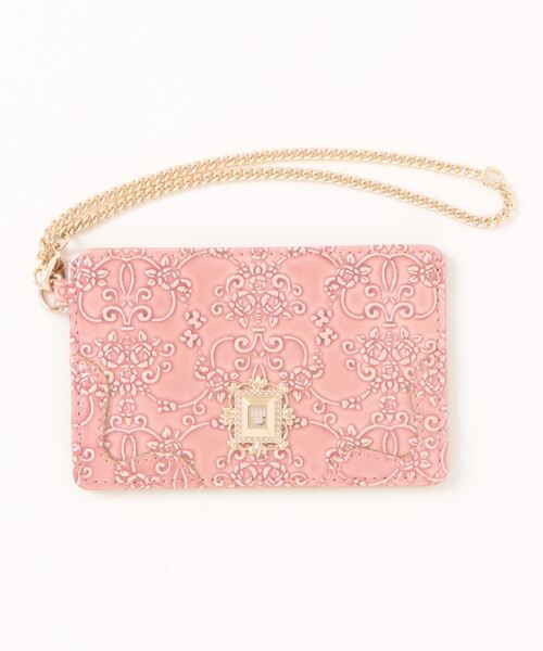 大人気★ANNA SUI ルーミー パスケース★ダマスクローズ柄 上品 ANNA SUI アナスイ パスケース ルーミー レディース 310495（新