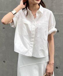 カラーショートシャツ