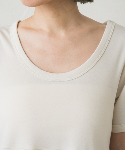 earthy（アーシー）の「【吸水速乾】ポンチロングワンピース（ワンピース・レディース・ブラック/パープル/オフホワイト・S/M）」の17枚目の写真