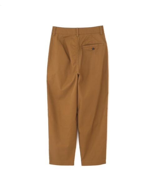 美品 MHL クロップドコットントラウザーズ 3 ブラウン MHL.（エムエイチエル）の「CRISP COTTON TWILL（その他パンツ）」 - WEAR