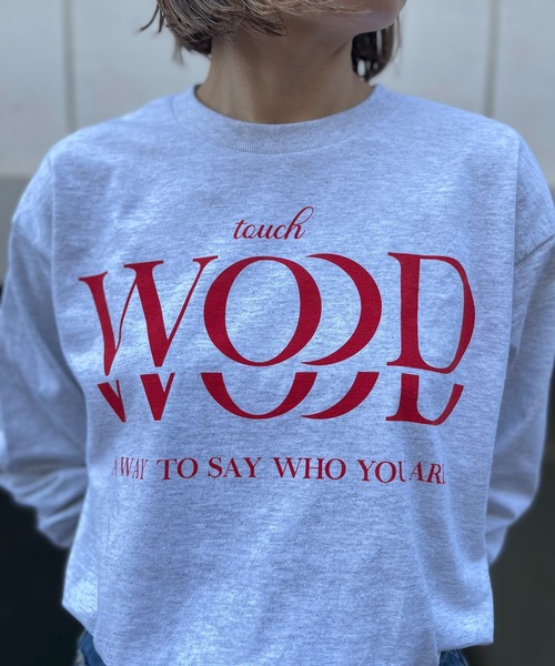 mi via loca(ミヴィアロカ)の「GILDAN touch WOOD ロゴロンT【MVL001 ※2A】(Tシャツ/カットソー・レディース・ホワイト×ブラック/ホワイト系その他/オートミール・MEDIUM/X-LARGE)」の7枚目の写真