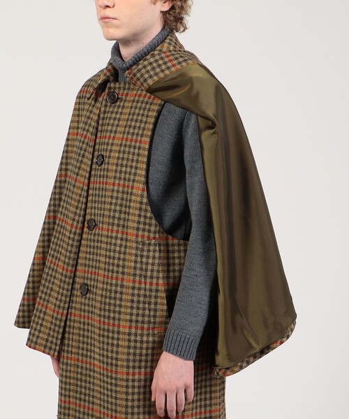 ANATOMICA(アナトミカ)の「ANATOMICA Mcfarlan インバネスコート(ステンカラーコート・メンズ・ブラウン系その他・FREE)」の4枚目の写真