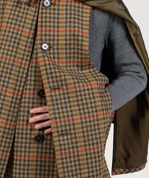 ANATOMICA(アナトミカ)の「ANATOMICA Mcfarlan インバネスコート(ステンカラーコート・メンズ・ブラウン系その他・FREE)」の6枚目の写真