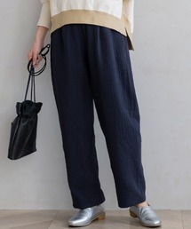 フェリシモMama | Ｍｏｒｅｄｄｅ　綿１００％楊柳ダブルガーゼ素材が気持ちいい　産前産後楽しめるワイドパンツ(マタニティウェア/グッズ)