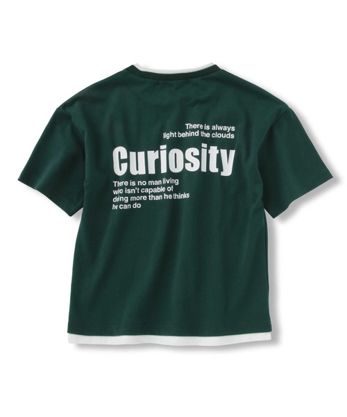 MPS（エムピーエス）の「【MPS】吸水速乾フェイクレイヤードＴシャツ（Tシャツ/カットソー・キッズ・グリーン/ホワイト・150/105/130/120/140/160）」の10枚目の写真