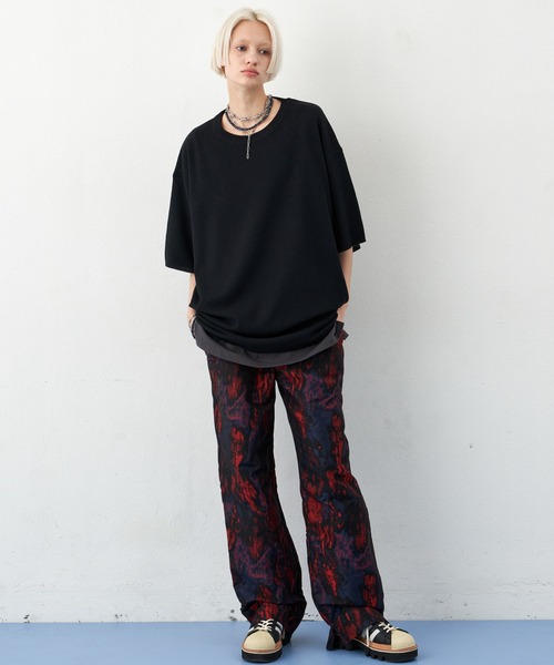 AIVER（アイバー）の「AIVER　サマービッグニットTEE（ニット/セーター・メンズ・ライトブルー/ブラック/ピンク・MEDIUM/LARGE/SMALL）」の7枚目の写真