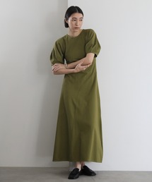 select MOCA（セレクトモカ）の「ボリュームスリーブカーブラインロングワンピース（ワンピース）」