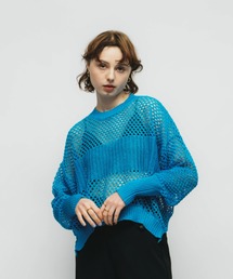 led.tokyo | 【led.tokyo】メッシュ編みニットプルオーバー(Tシャツ/カットソー)