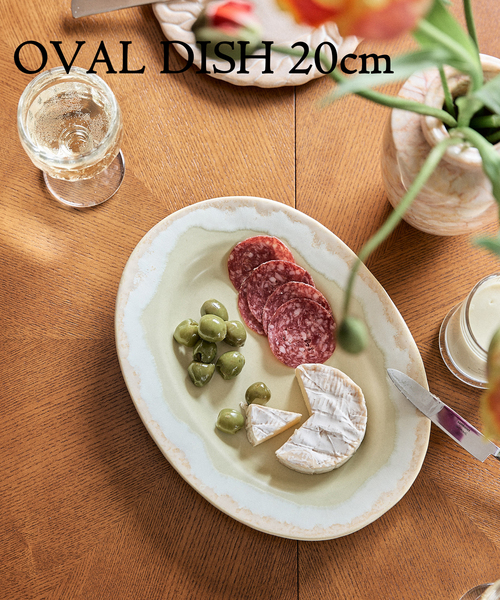 セール】【NAOKO HATA CERAMICS】MELT OVAL PLATE オーバル プレート