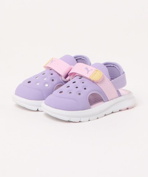 PUMA（プーマ）の「《PUMA》プーマ エボルブ サンダル AC インファント（サンダル・キッズ・バイオレット/ダークブルー/ブラック/レッド・13.0cm/14.0cm/15.0cm/16.5cm/15.5cm/14.5cm）」の3枚目の写真