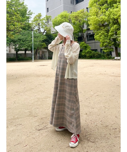 JUMELLE（ジュメロ）の「シアーラメカーディガン（カーディガン/ボレロ・レディース・ピンク/ベージュ・FREE）」の19枚目の写真