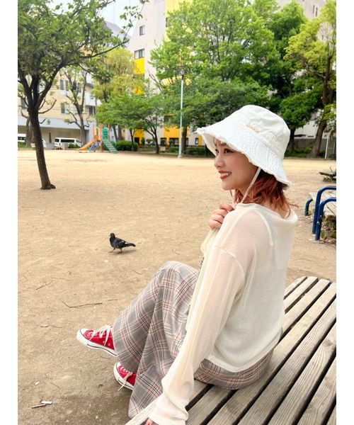 JUMELLE（ジュメロ）の「シアーラメカーディガン（カーディガン/ボレロ・レディース・ピンク/ベージュ・FREE）」の20枚目の写真