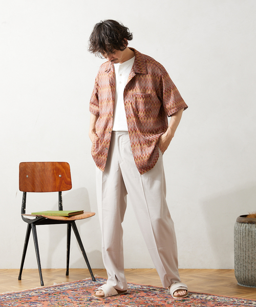 JOURNAL STANDARD relume(ジャーナルスタンダード レリューム)の「"イージーケア" SLUB TR TORO ツータックスラックス(スラックス・メンズ・チャコールグレー/ブラック/アイボリー・MEDIUM/LARGE)」の12枚目の写真