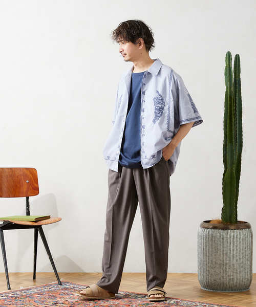 JOURNAL STANDARD relume(ジャーナルスタンダード レリューム)の「"イージーケア" SLUB TR TORO ツータックスラックス(スラックス・メンズ・チャコールグレー/ブラック/アイボリー・MEDIUM/LARGE)」の17枚目の写真