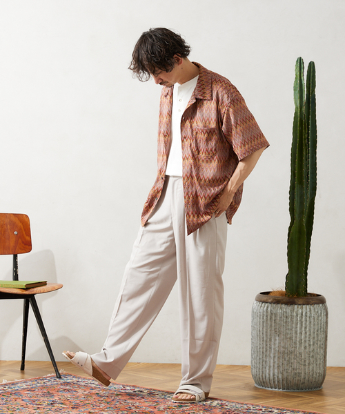 JOURNAL STANDARD relume(ジャーナルスタンダード レリューム)の「"イージーケア" SLUB TR TORO ツータックスラックス(スラックス・メンズ・チャコールグレー/ブラック/アイボリー・MEDIUM/LARGE)」の20枚目の写真