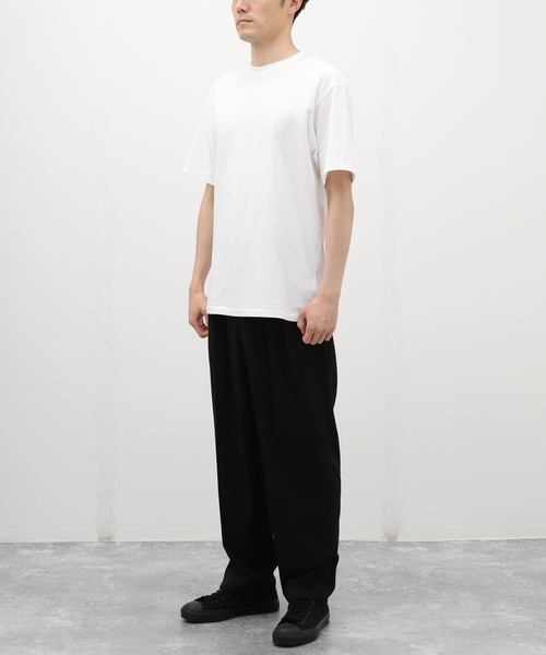 JOURNAL STANDARD relume(ジャーナルスタンダード レリューム)の「"イージーケア" SLUB TR TORO ツータックスラックス(スラックス・メンズ・チャコールグレー/ブラック/アイボリー・MEDIUM/LARGE)」の9枚目の写真